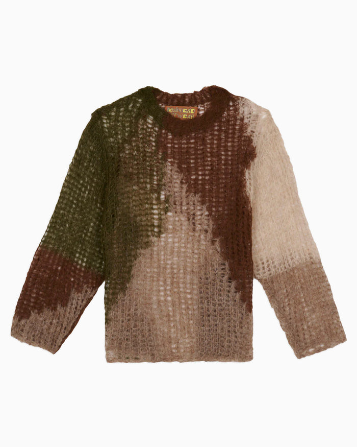 Sweaters Brain Dead Threadbare Boxy Unisex Sweater - BDP26O12004887GR04