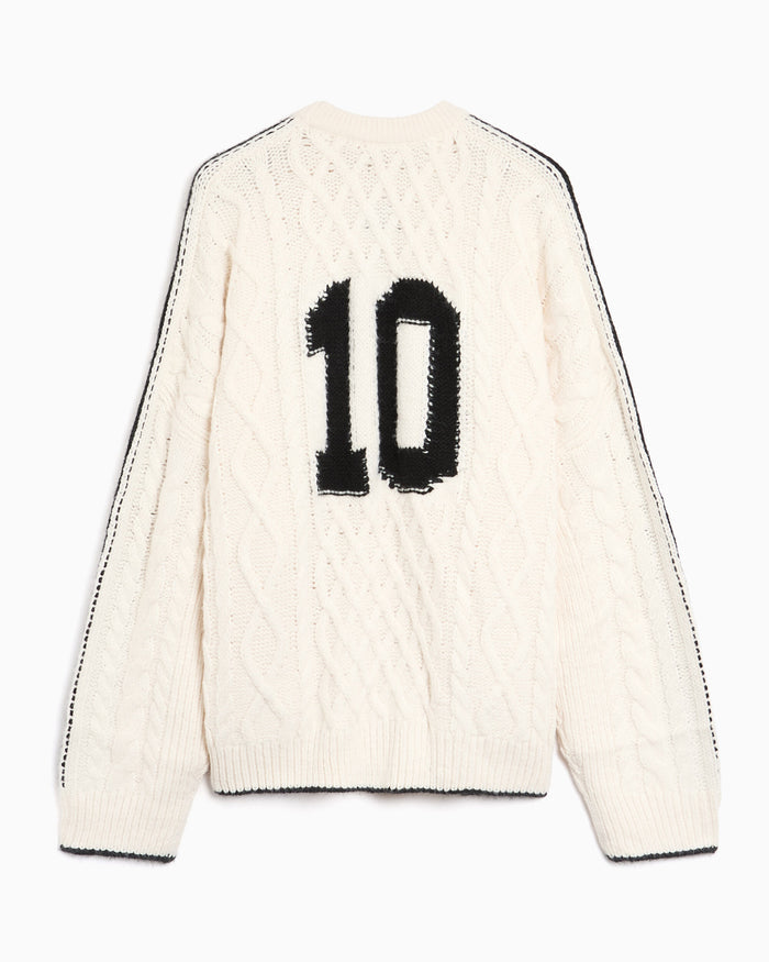 Sweaters adidas Cable Knit Graphic Oversize Women's Sweater - KR9620