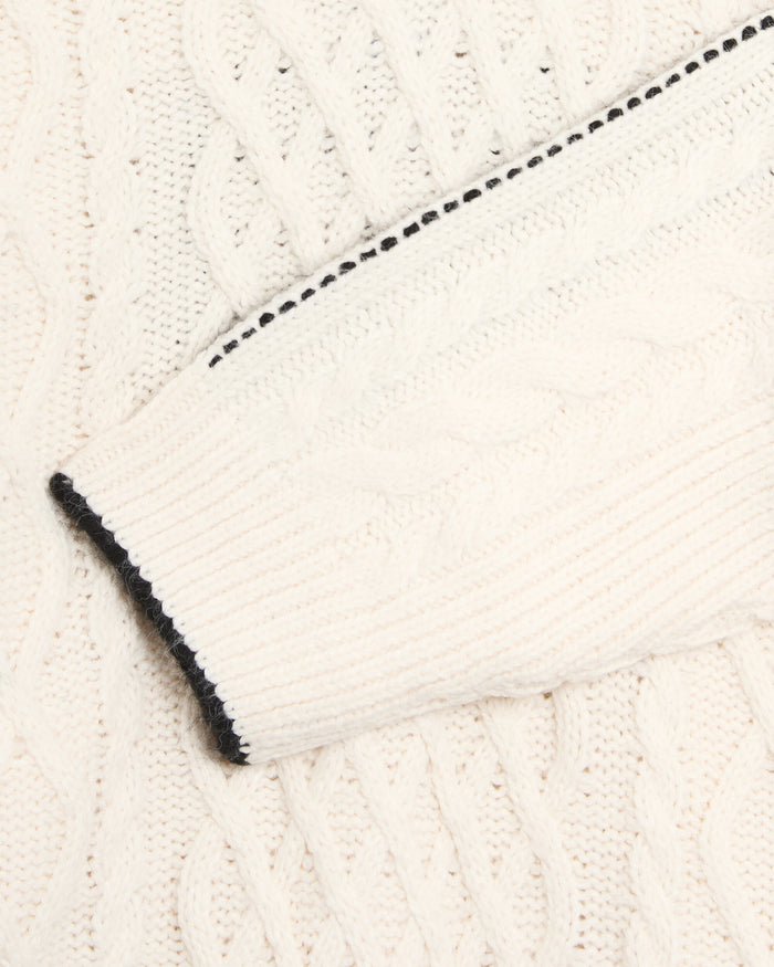 Sweaters adidas Cable Knit Graphic Oversize Women's Sweater - KR9620