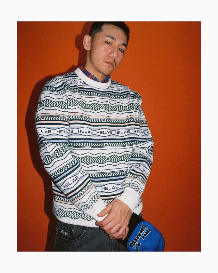 Sweaters Hélas. Kool Graphic Relaxed Men's Sweater - A06S1D1KNTCRW02