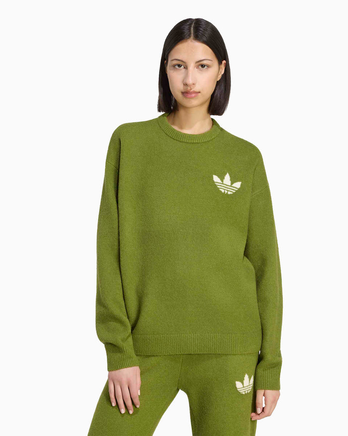 Sweaters adidas Originals Athletic Department Logo Relaxed Women's Sweater - LD4475