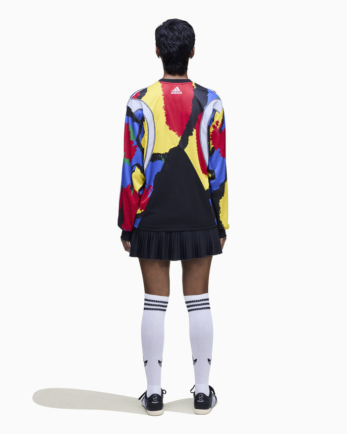T-Shirts adidas Originals x Brain Dead Graphic Long-Sleeved Relaxed Unisex Jersey T-Shirt - JY7958
