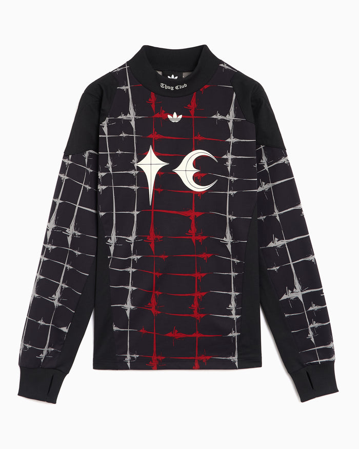 T-Shirts adidas Originals x Thug Club Goalie Graphic Long-Sleeved Relaxed Men's Jersey T-Shirt - KF6913