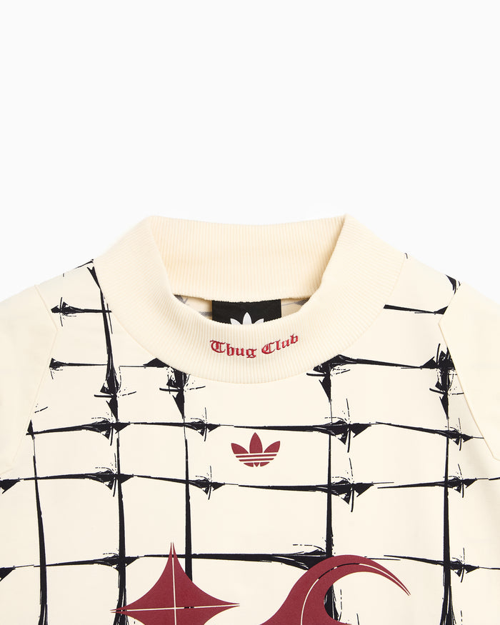 T-Shirts adidas Originals x Thug Club Goalie Graphic Long-Sleeved Relaxed Men's Jersey T-Shirt - KF6914