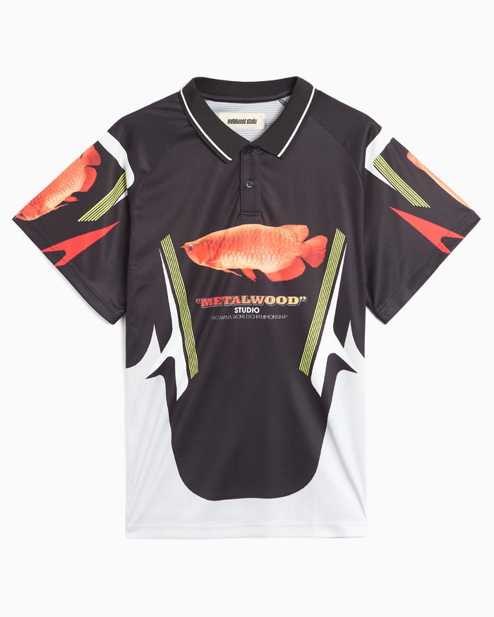 T-Shirts Metalwood Arowana Graphic Relaxed Men's Jersey T-Shirt - 26SS-04-09_BLK