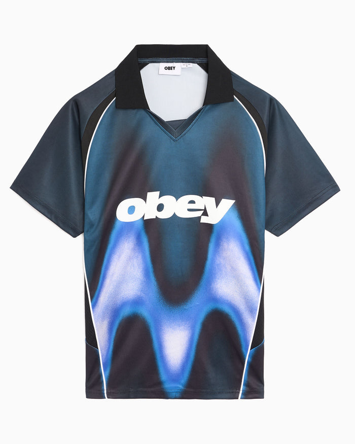 T-Shirts OBEY Clothing Blurred Graphic Relaxed Men's Jersey T-Shirt - 131080378-DTL
