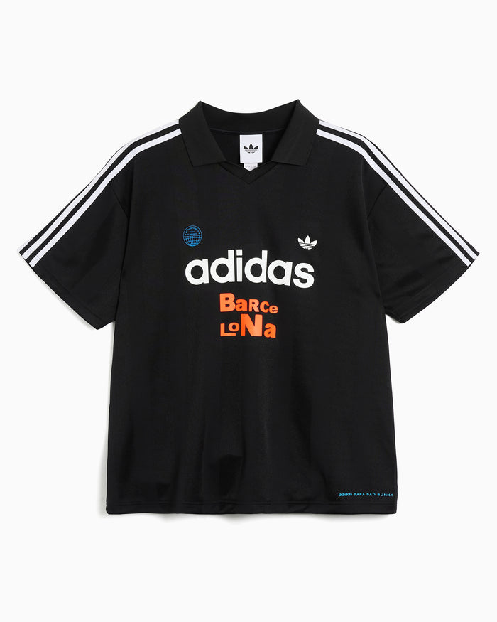 T-Shirts adidas Originals x Bad Bunny DtMF Tour Merch "Barcelona" Graphic Relaxed Men's Jersey T-Shirt - LH0434
