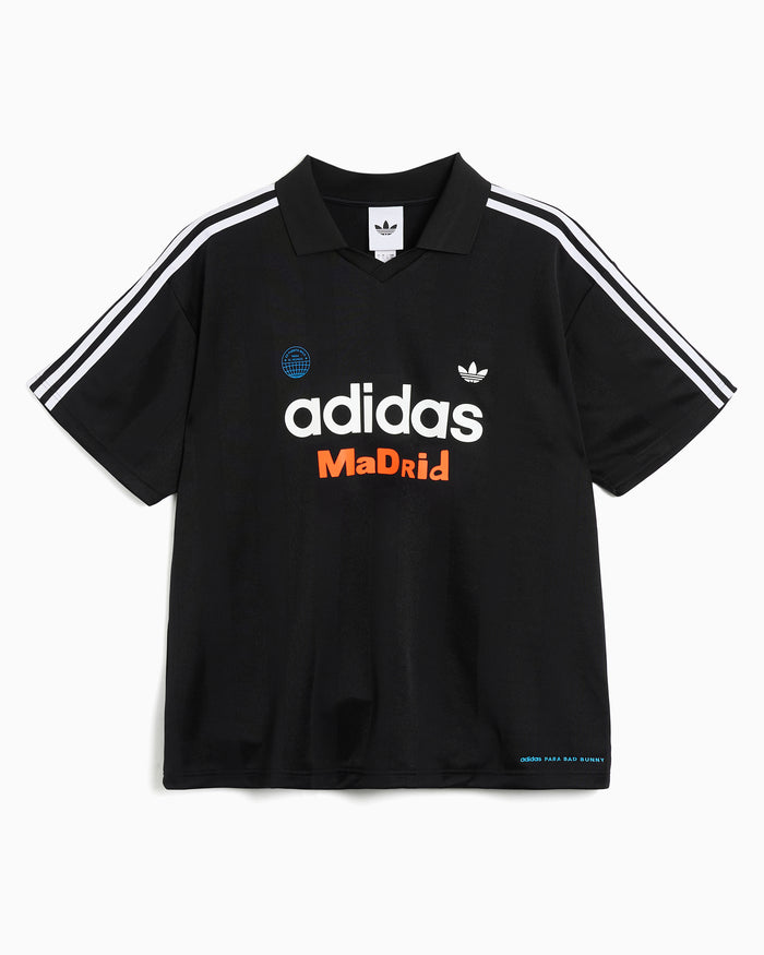 T-Shirts adidas Originals x Bad Bunny DtMF Tour Merch "Madrid" Graphic Relaxed Men's Jersey T-Shirt - LH0436
