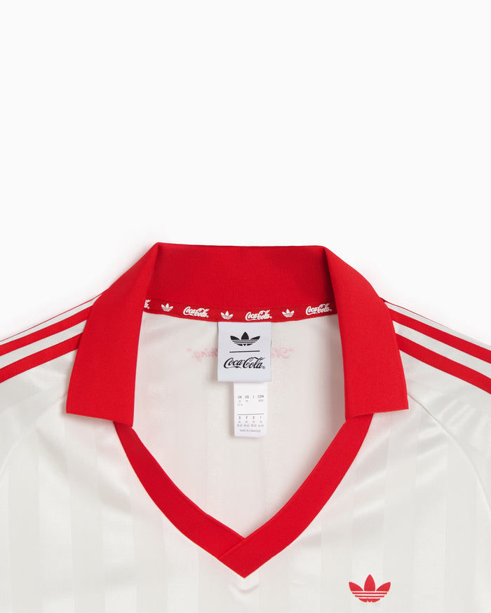 T-Shirts adidas Originals x Coca-Cola Logo Crop Women's Jersey T-Shirt - KY7571