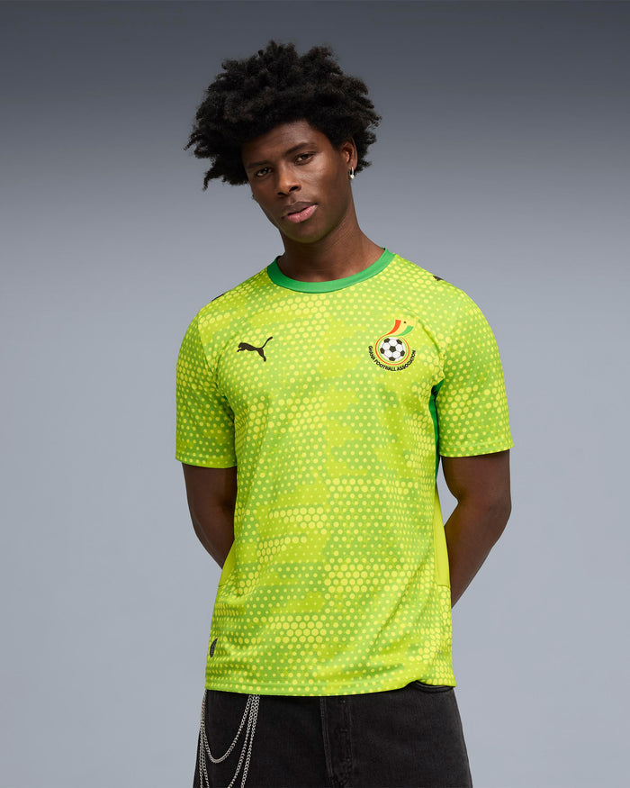 T-Shirts Puma x Salehe Bembury x Ghana Goalkeeper Logo Men's Jersey T-Shirt - 787099-88