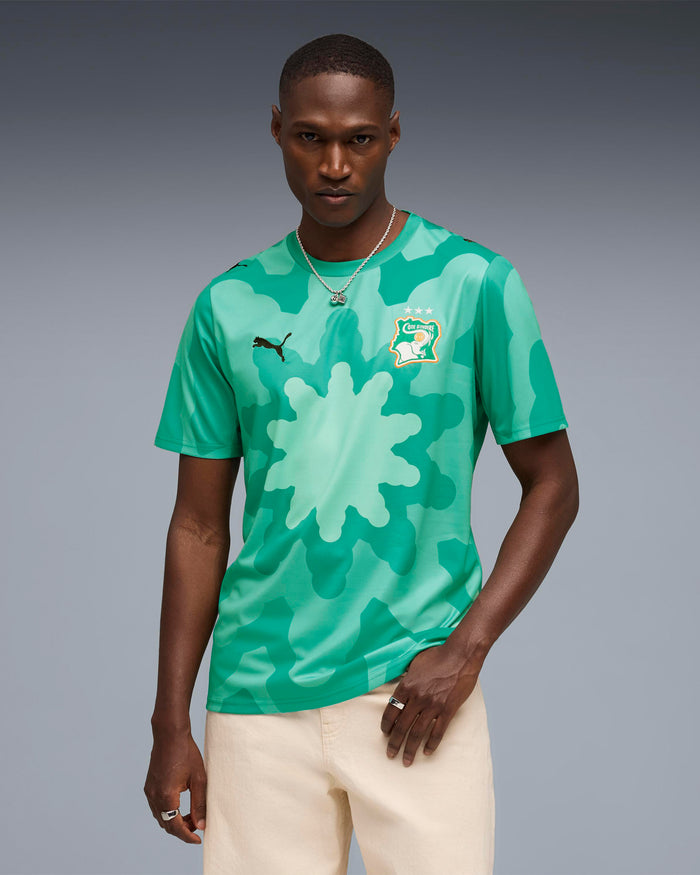 T-Shirts Puma x Salehe Bembury x Ivory Coast Goalkeepers Logo Men's Jersey T-Shirt - 787111-89