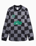 T-Shirts Nike Sportswear Club Goalie Plaid Long-Sleeved Relaxed Men's Jersey T-Shirt - II4367-084