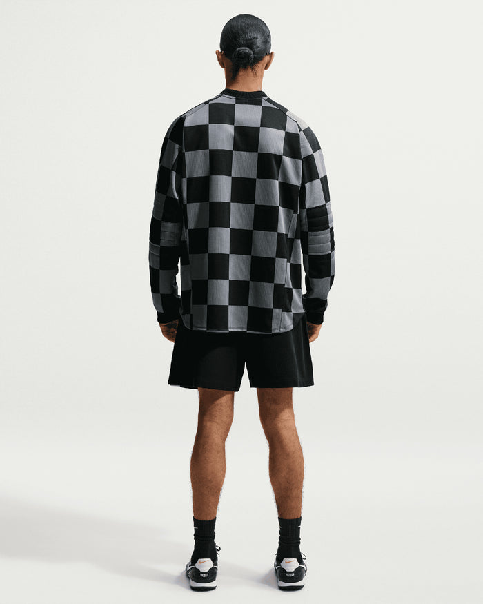 T-Shirts Nike Sportswear Club Goalie Plaid Long-Sleeved Relaxed Men's Jersey T-Shirt - II4367-084