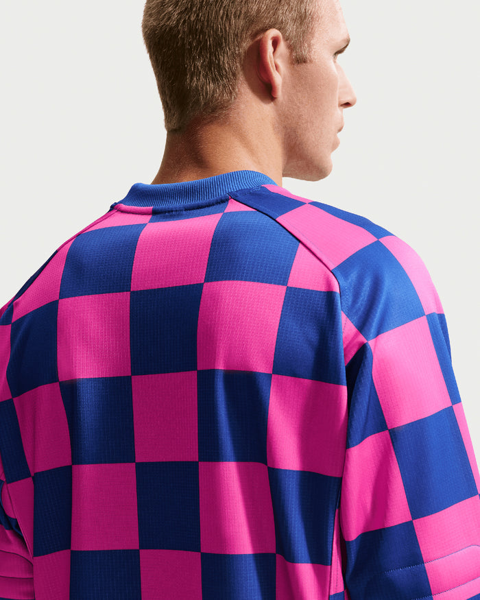 T-Shirts Nike Sportswear Club Goalie Plaid Long-Sleeved Relaxed Men's Jersey T-Shirt - II4367-480