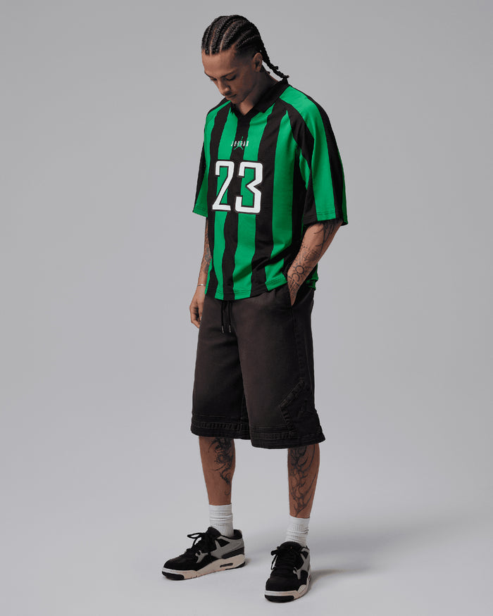 T-Shirts Jordan Brooklyn Terrace Striped Oversize Men's Jersey T-Shirt - IF1925-310