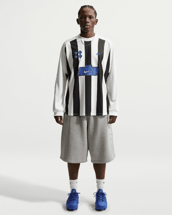 T-Shirts Nike Sportswear Club Goalie Striped Long-Sleeved Relaxed Men's Jersey T-Shirt - II4365-010