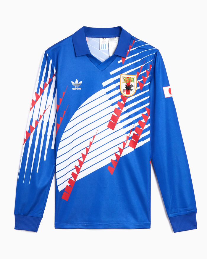 T-Shirts adidas Originals Japan 1993 Football First Kit Long-Sleeved Relaxed Men's Jersey T-Shirt - KT0827
