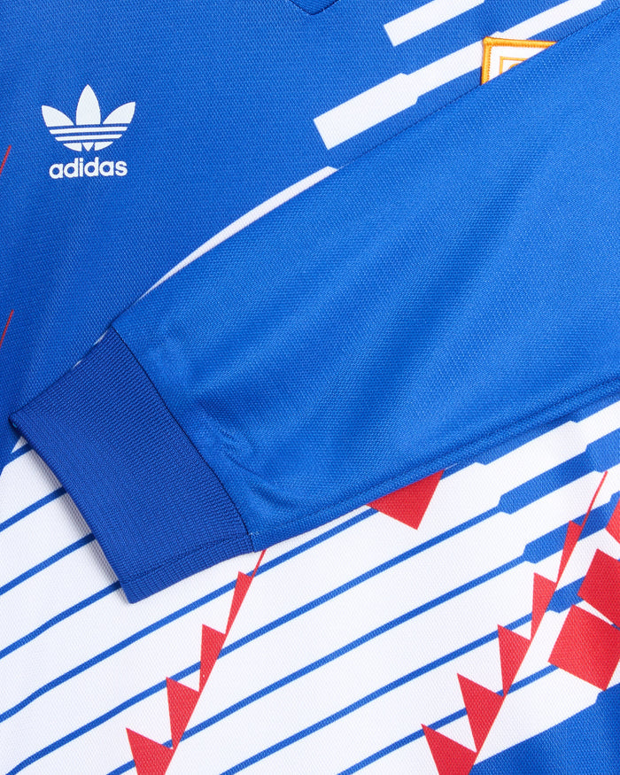 T-Shirts adidas Originals Japan 1993 Football First Kit Long-Sleeved Relaxed Men's Jersey T-Shirt - KT0827