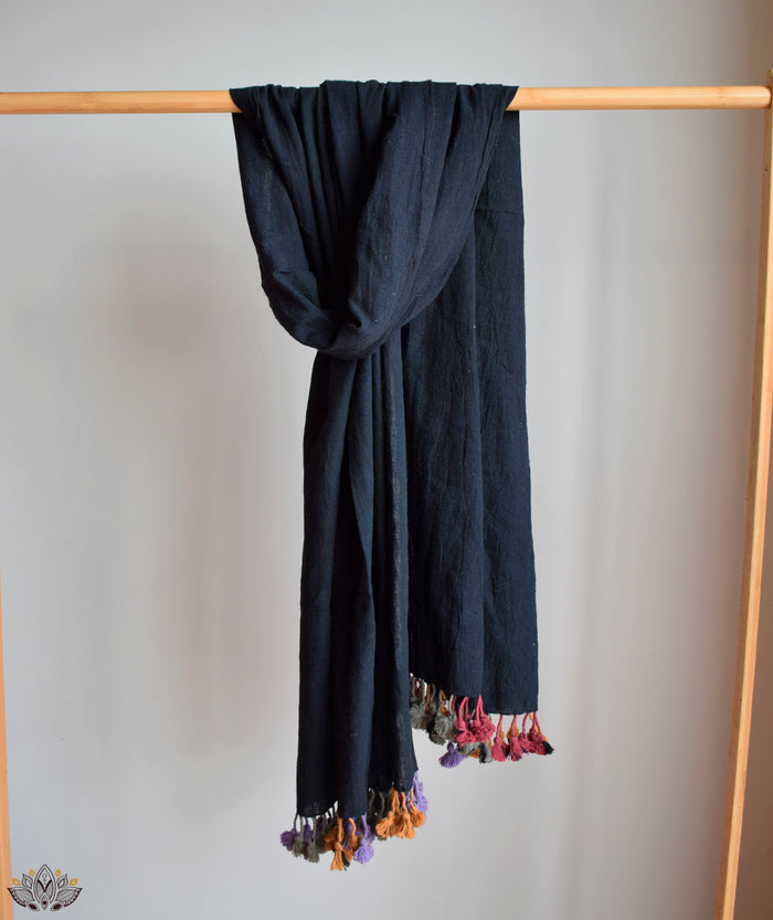 KACCHI KALA COTTON HANDWOVEN STOLE