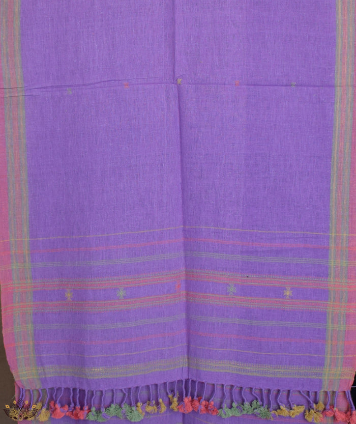 KACCHI KALA COTTON HANDWOVEN STOLE
