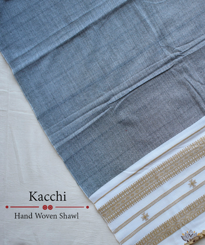 KACCHI WOOLEN HANDWOVEN SHAWL