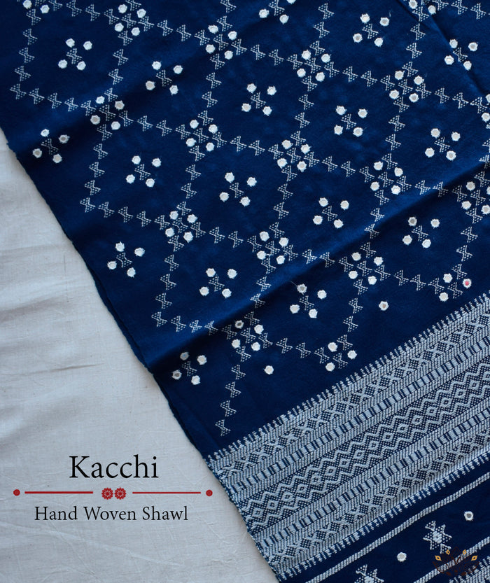 KACCHI WOOLEN HANDWOVEN SHAWL
