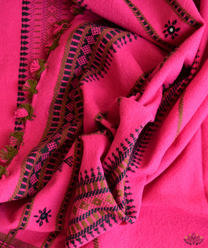 KACCHI WOOLEN HANDWOVEN SHAWL