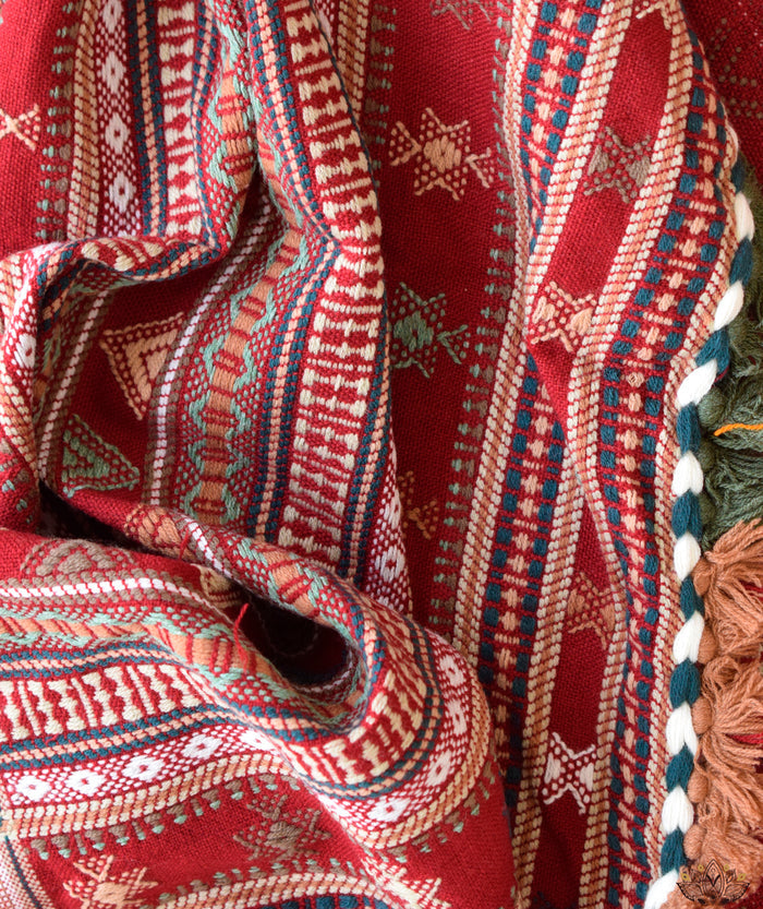 KACCHI WOOLEN HANDWOVEN SHAWL