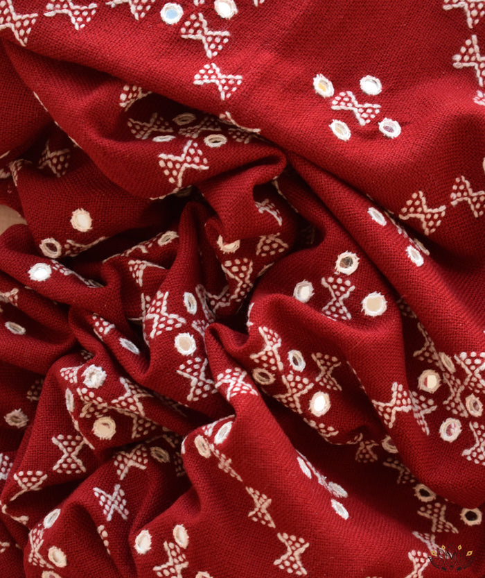 KACCHI WOOLEN HANDWOVEN SHAWL
