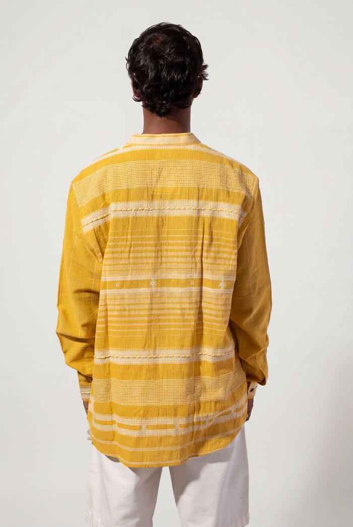 Kala Cotton Handwoven Unisex Shirt