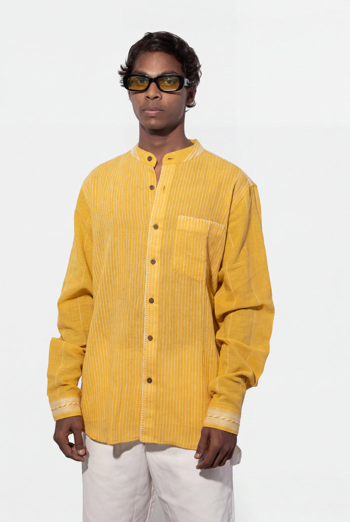Kala Cotton Handwoven Unisex Shirt