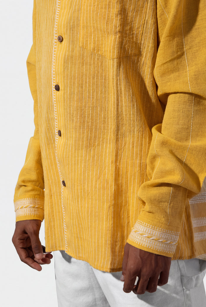 Kala Cotton Handwoven Unisex Shirt