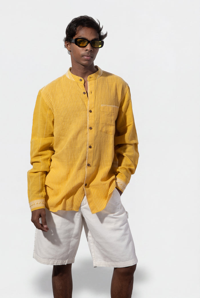 Kala Cotton Handwoven Unisex Shirt