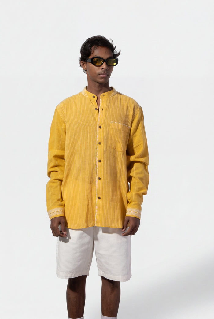 Kala Cotton Handwoven Unisex Shirt