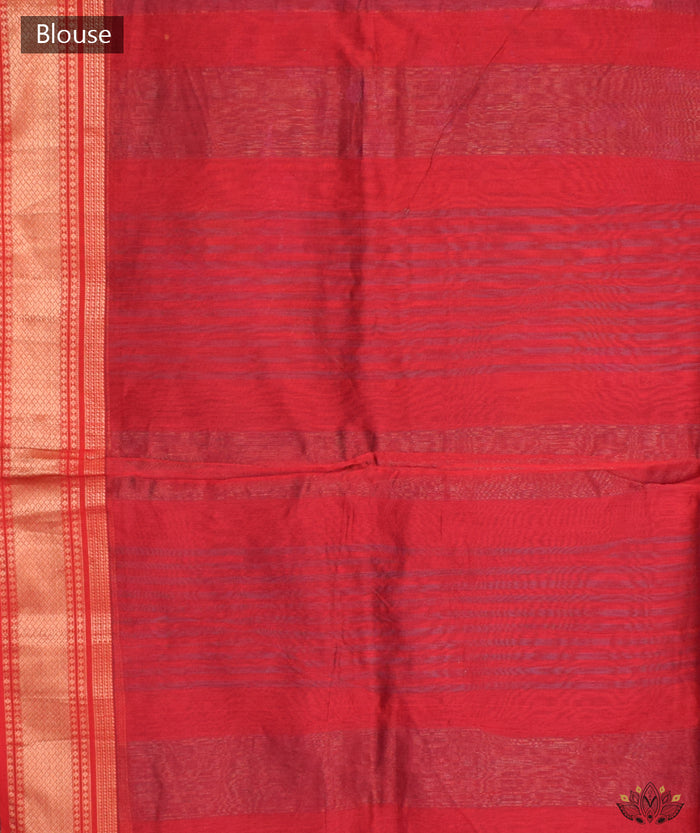 KUDRAT: GOND PAINTING MAHESHWARI SAREE