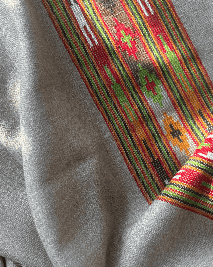 KULLU WEAVING HANDWOVEN MERINO WOOL SHAWL