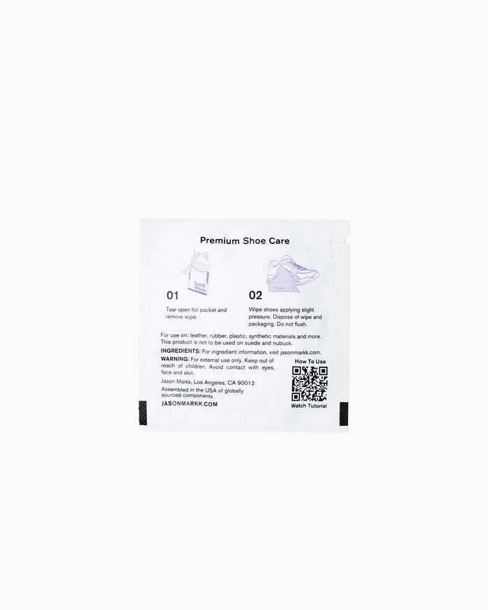 Cleaning & Care Jason Markk Quick Wipes Unisex Cleaning & Care (12 Pack) - JM130710