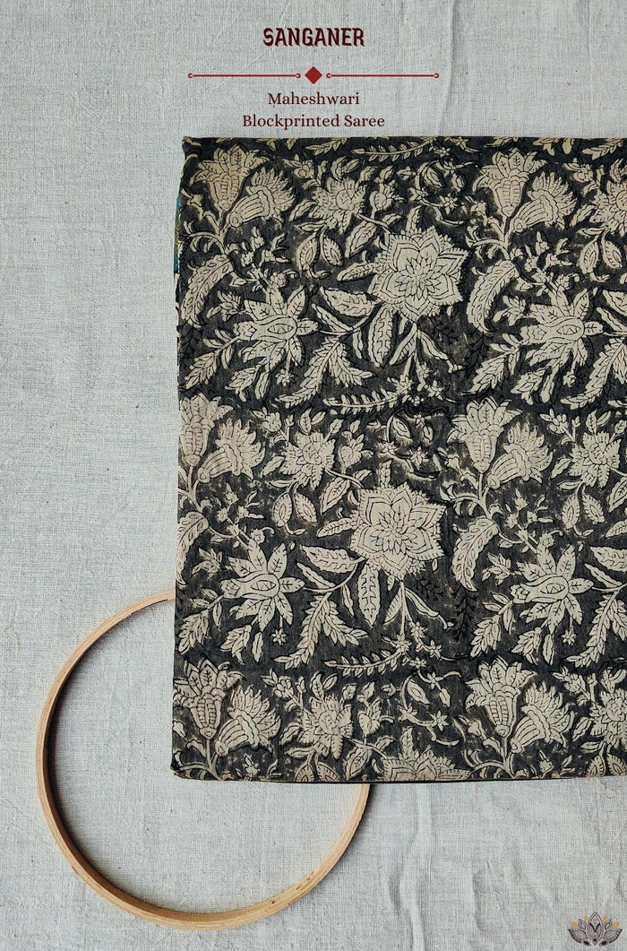 Maheshwari Sanganeri Printed  Sarees