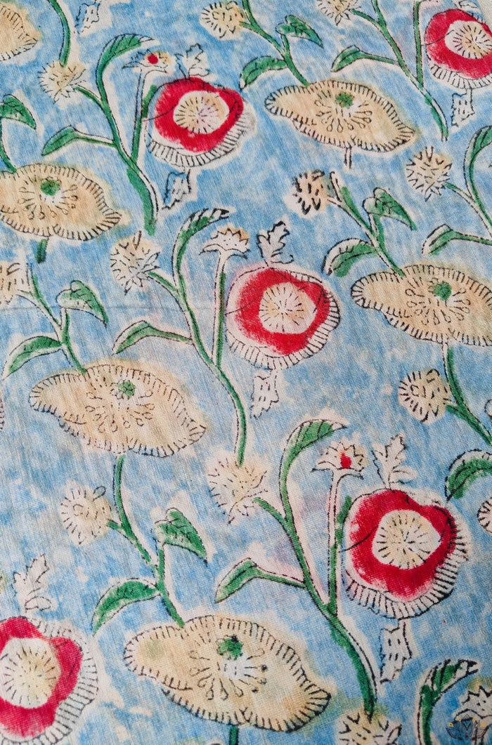 Maheshwari Sanganeri Printed  Sarees