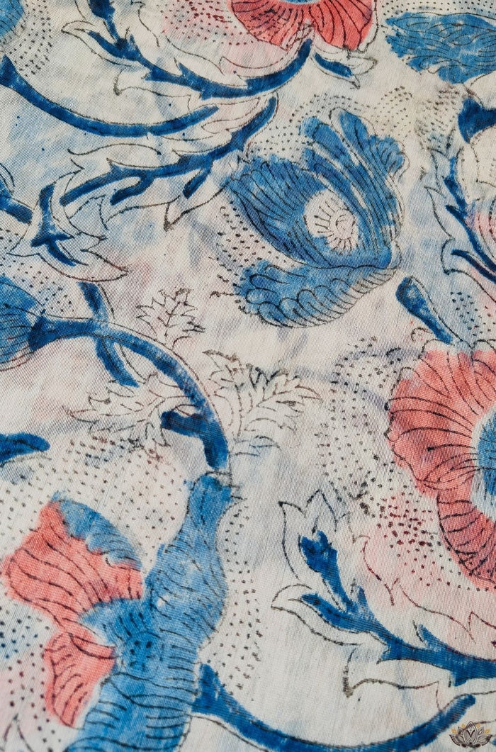 Maheshwari Sanganeri Printed  Sarees