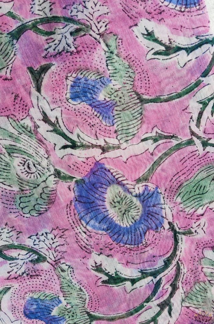 Maheshwari Sanganeri Printed  Sarees