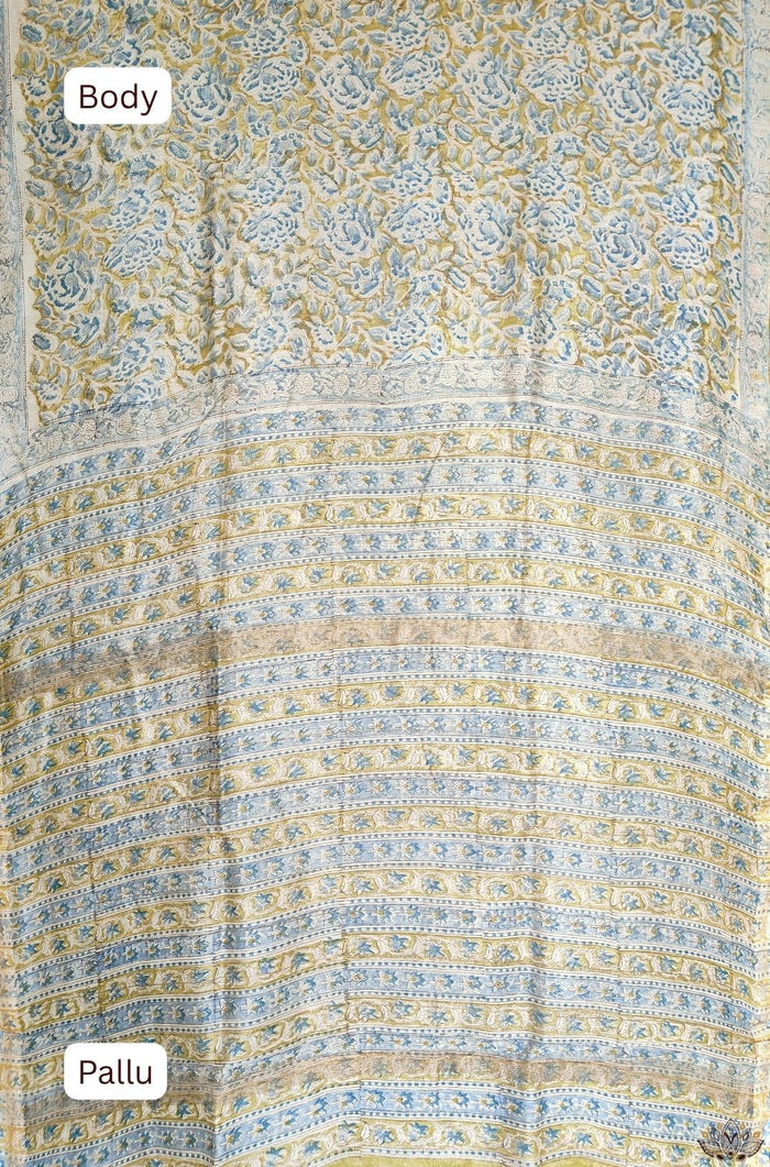 Maheshwari Sanganeri Printed  Sarees