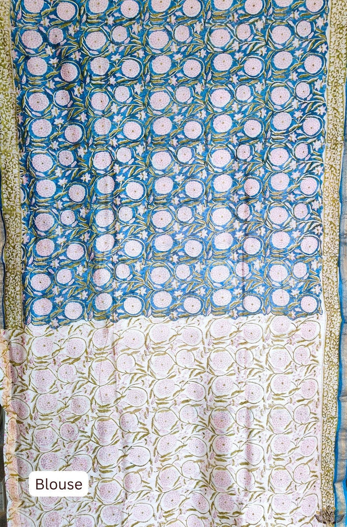 Maheshwari Sanganeri Printed  Sarees