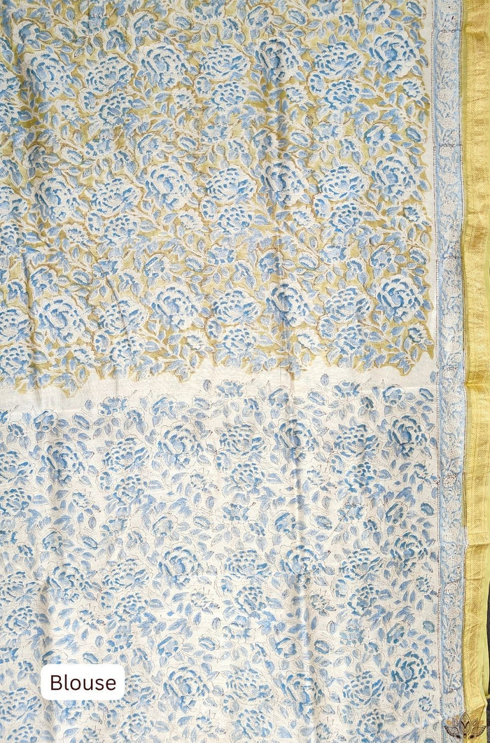 Maheshwari Sanganeri Printed  Sarees