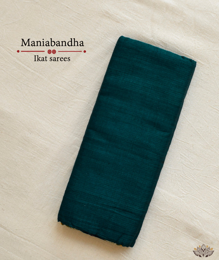 Maniabandha Single Ikat Handwoven Saree