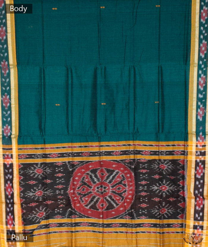 Maniabandha Single Ikat Handwoven Saree