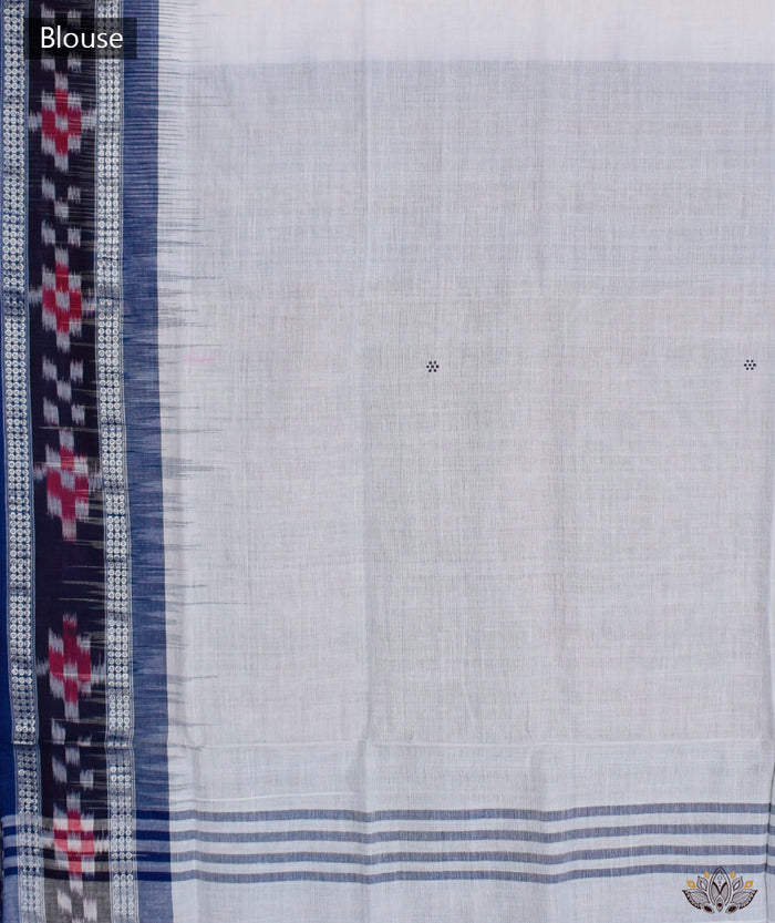 Maniabandha Single Ikat Handwoven Saree