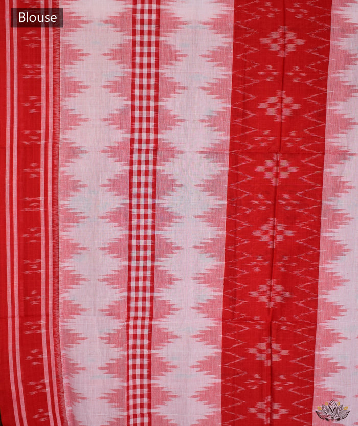 Maniabandha Single Ikat Handwoven Saree