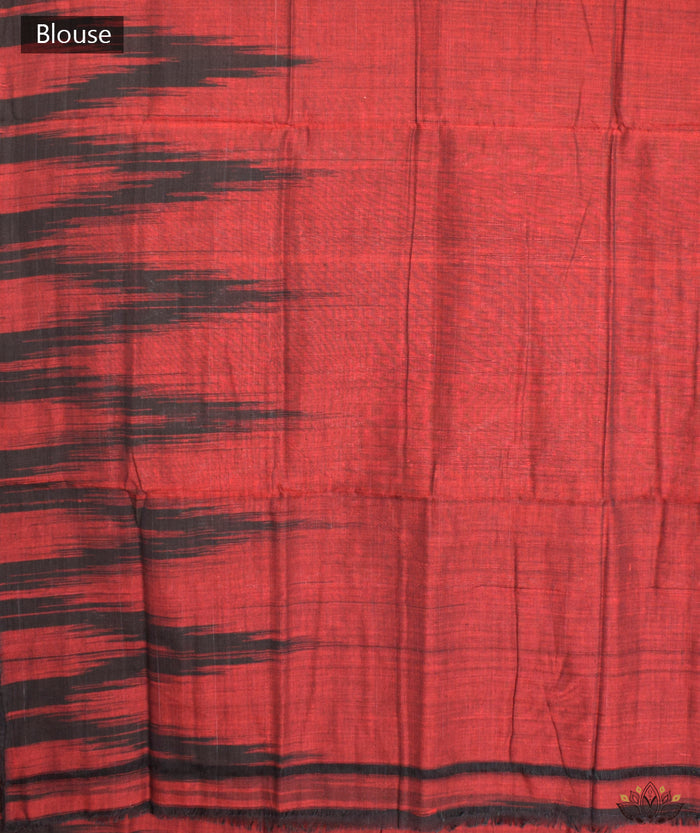 Maniabandha Single Ikat Handwoven Saree