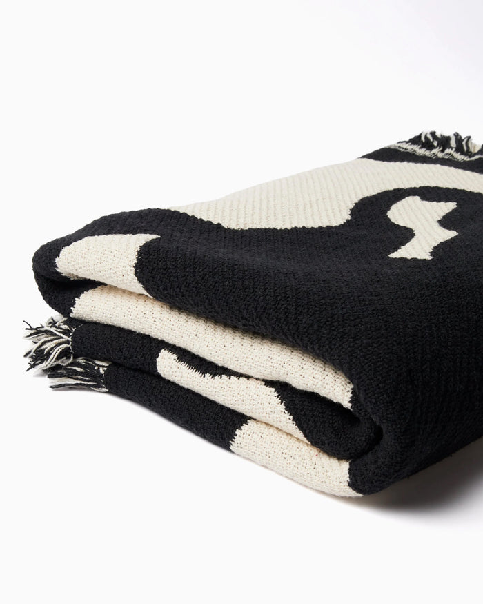 Decoration by Parra Waiting For You Blanket - 56286-Black